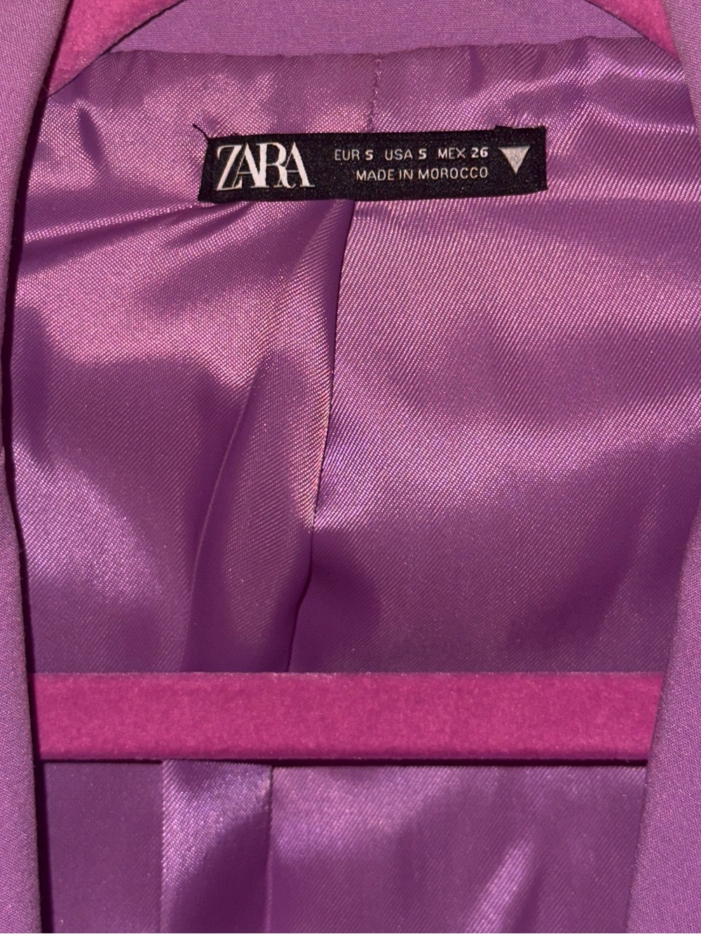 Zara Lavender Pink Cutout Blazer Mini Dress - Picture 5 of 5